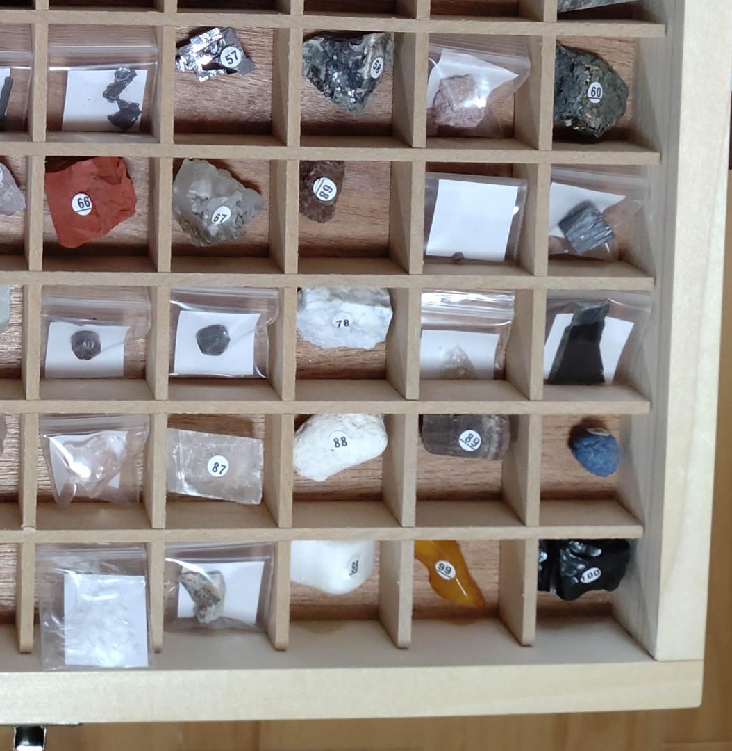 岩石鉱物標本 100種類