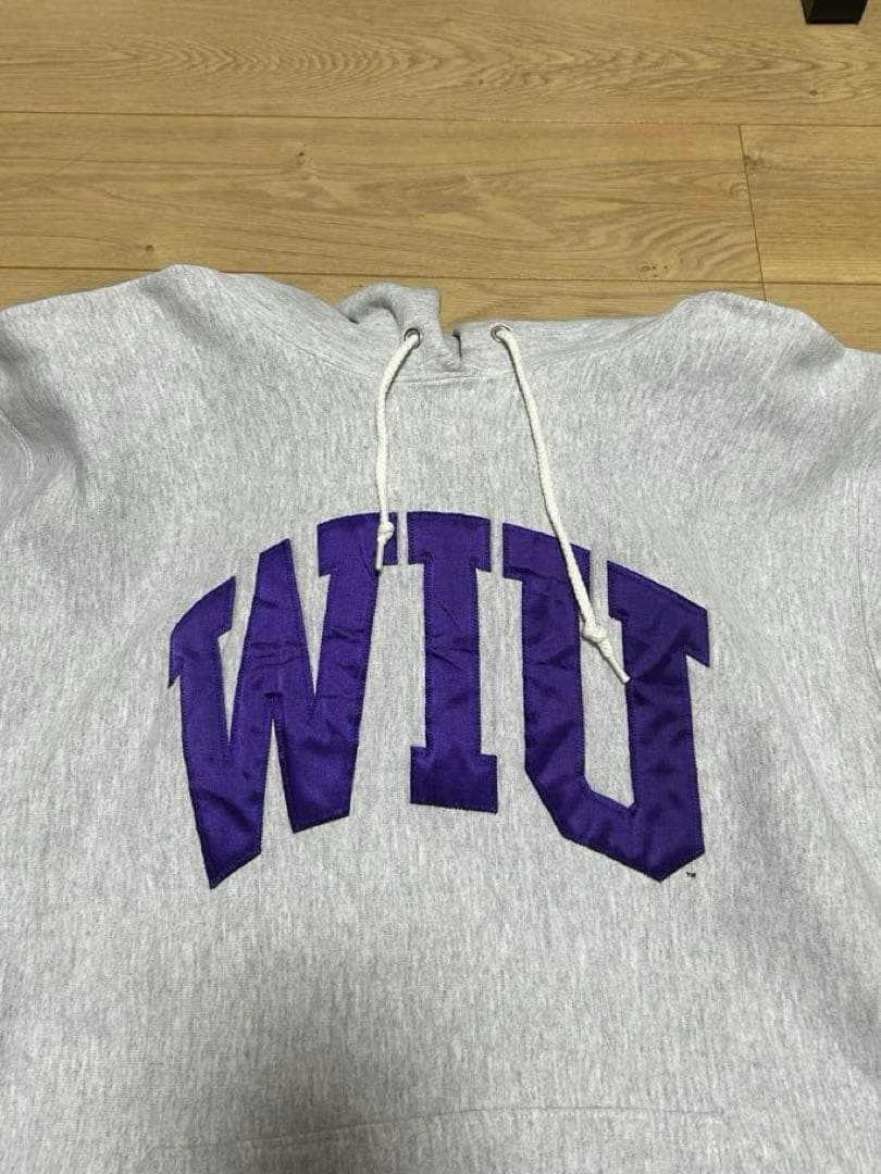 【the cotton exchange】ロゴスウェット オーバーサイズパーカー