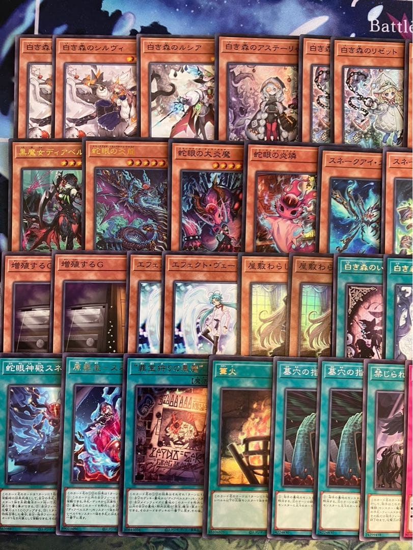 即日発送＆フォロワー様5%オフ❗️ 大会構築　アザミナ白き森スネークアイデッキ　②