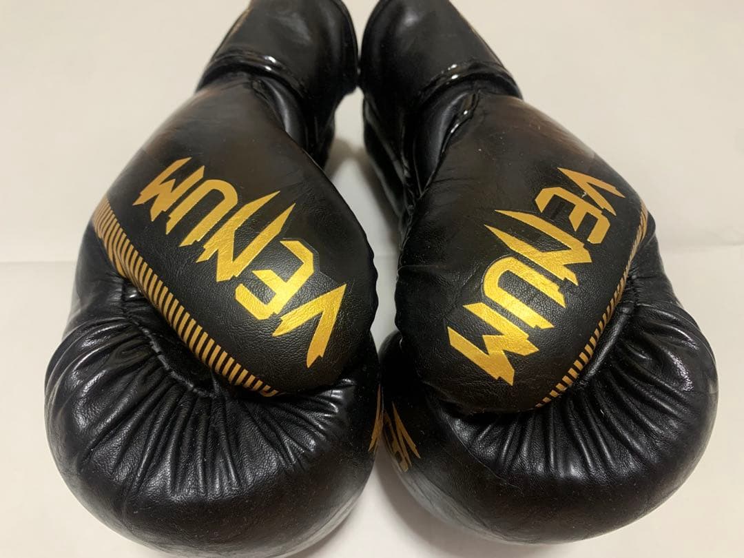 WINDY ウインディ 本革製キックボクシング グローブ 黒 8オンス 8oz