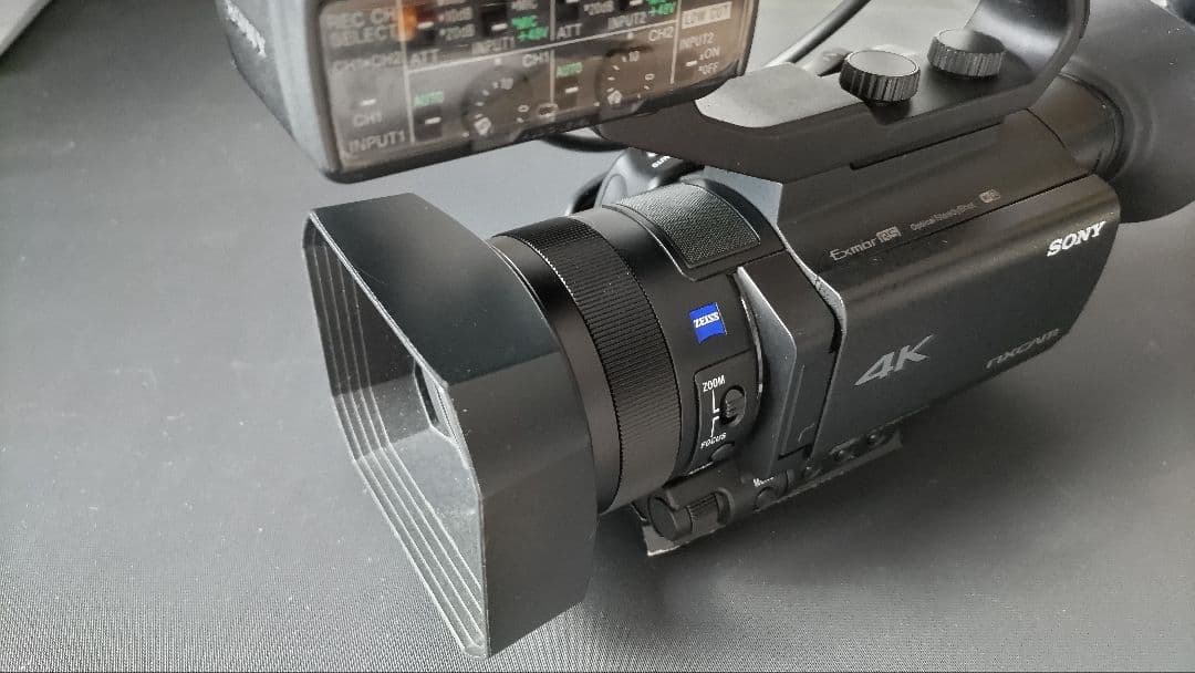 SONY HXR-NX80 本体、マイク、バッテリー
