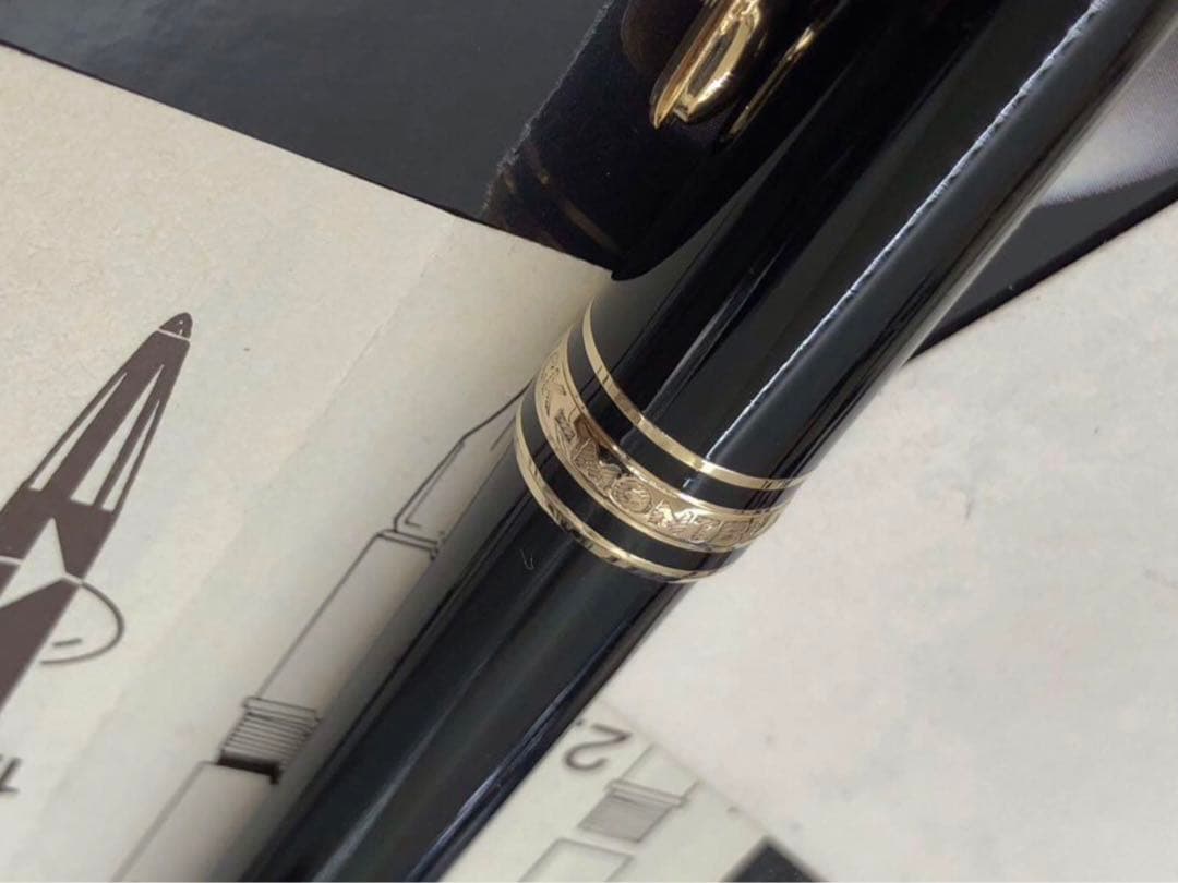 モンブラン現行同型稀少WG刻印モデル世界最高支持モデル銘品！マイ