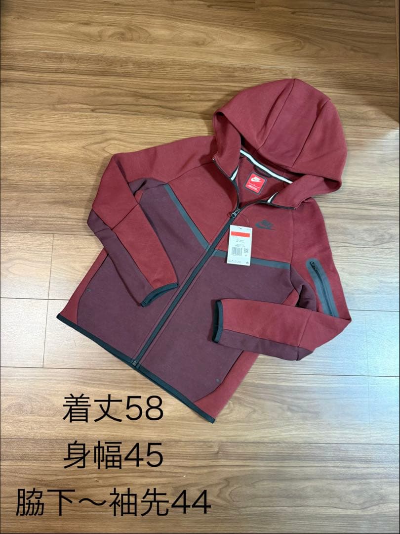 新品 キッズL(160) ワイン テックフリース セットアップ 赤タグ NIKE