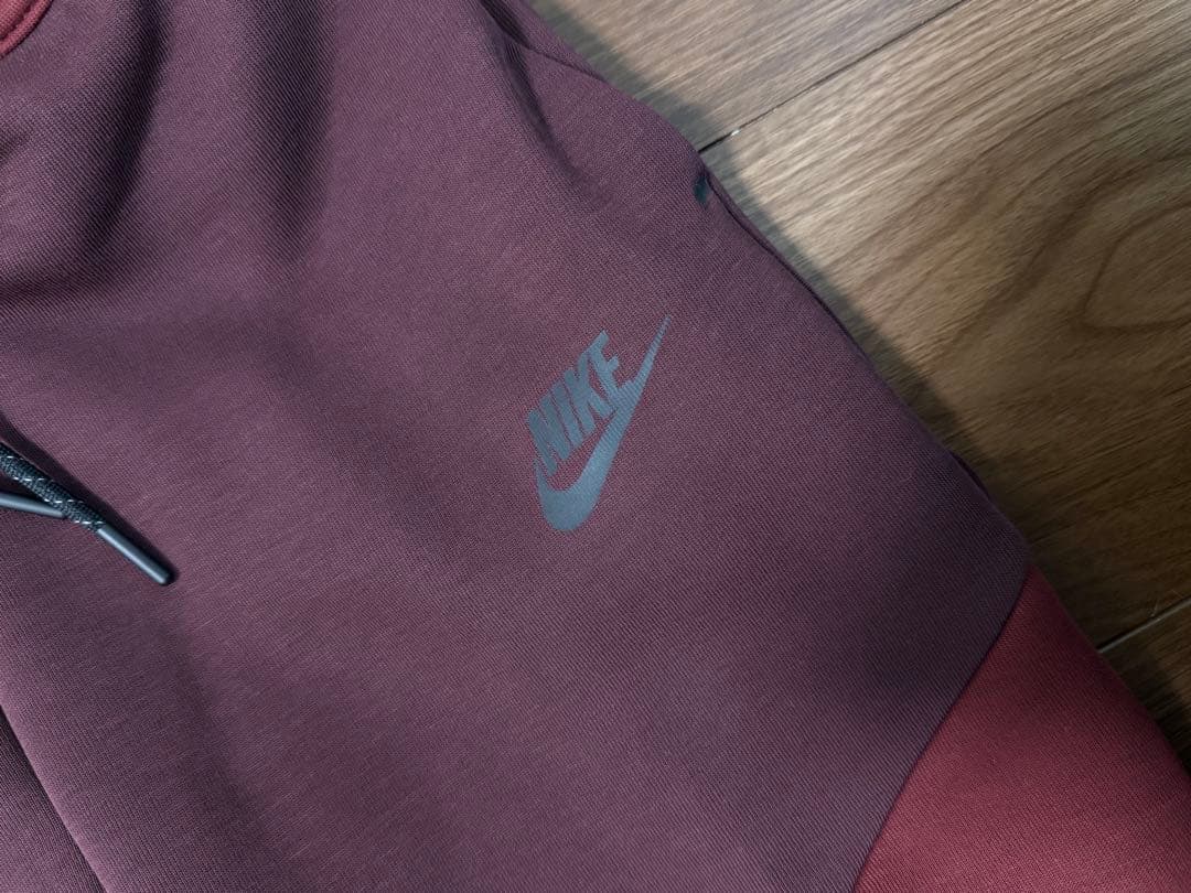 新品 キッズL(160) ワイン テックフリース セットアップ 赤タグ NIKE