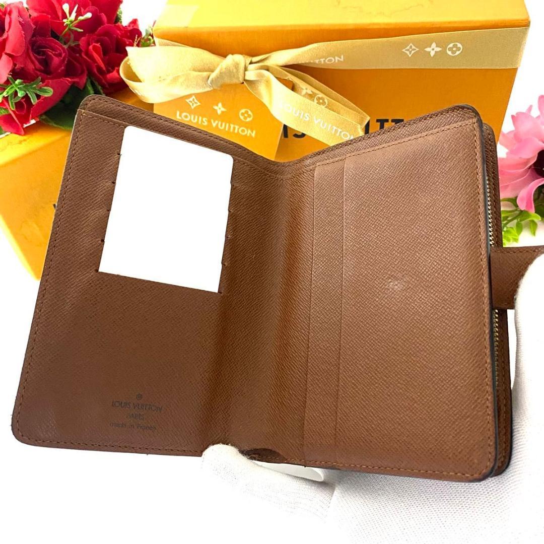 ルイ ヴィトン◎ポルトパピエジップ モノグラム ラウンドファスナー 二つ折り財布