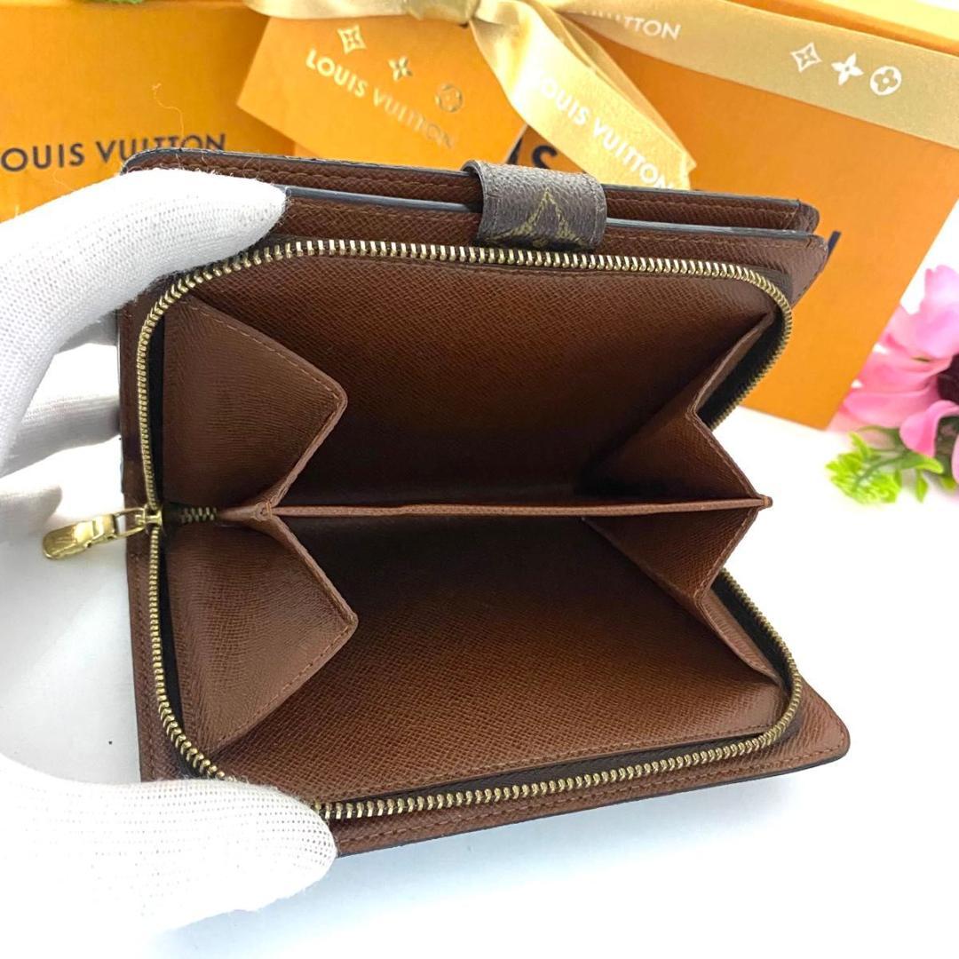 ルイ ヴィトン◎ポルトパピエジップ モノグラム ラウンドファスナー 二つ折り財布