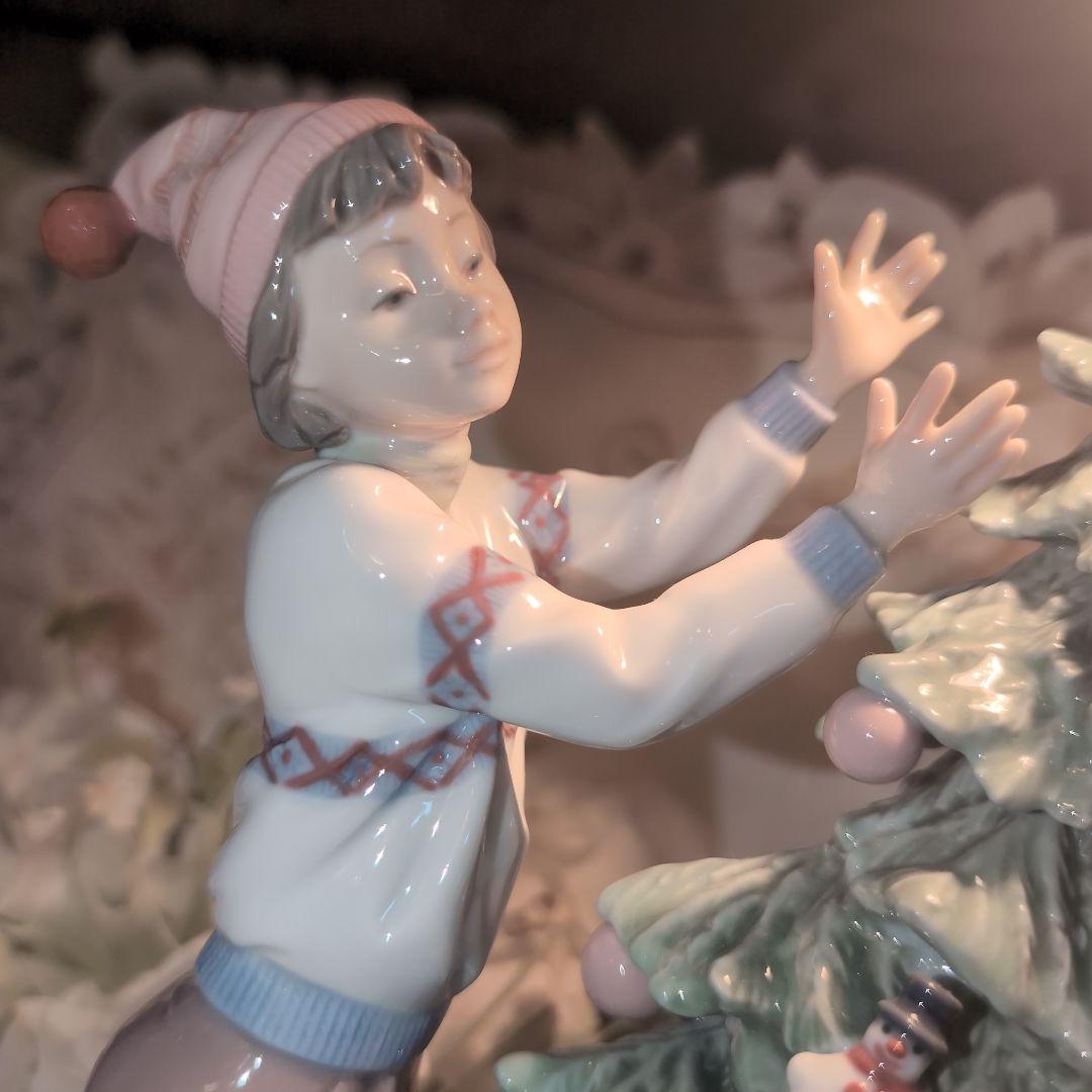 ♥リヤドロ【ツリーを飾ろう！】❤️CHANELノベルティ雪の結晶