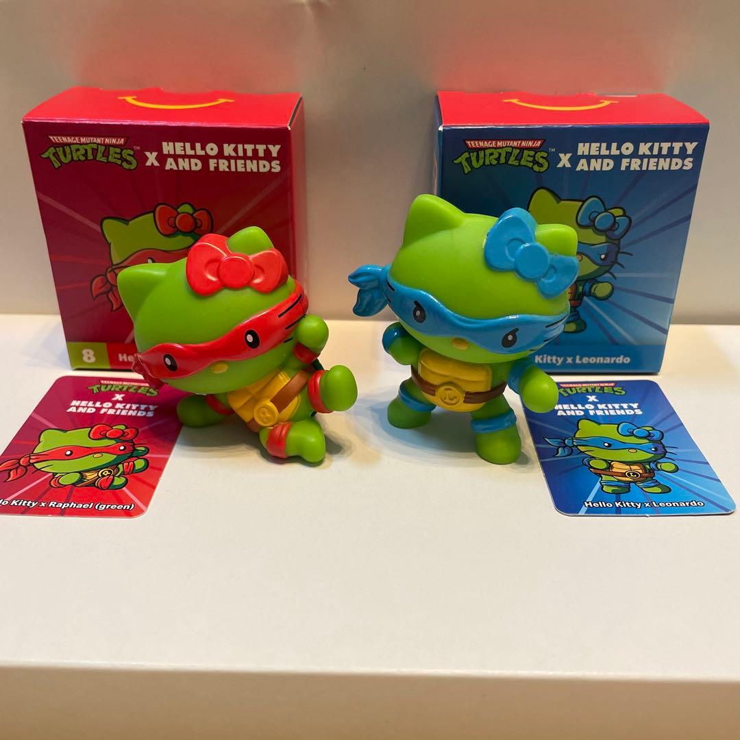 3個セット】アメリカ マクドナルドハッピーミール サンリオ&タートルズ