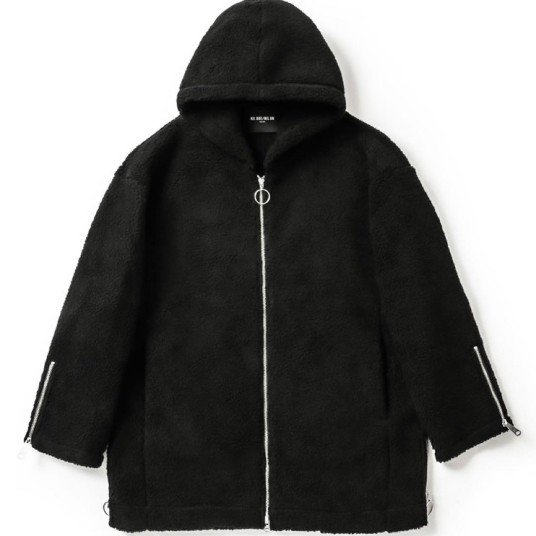 NIL DUE / NIL UN　ACT4　サイドジップボアコート　S