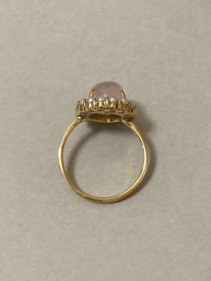 【匿名配送】 jpearl ジェイパール リング ローズクォーツ パール