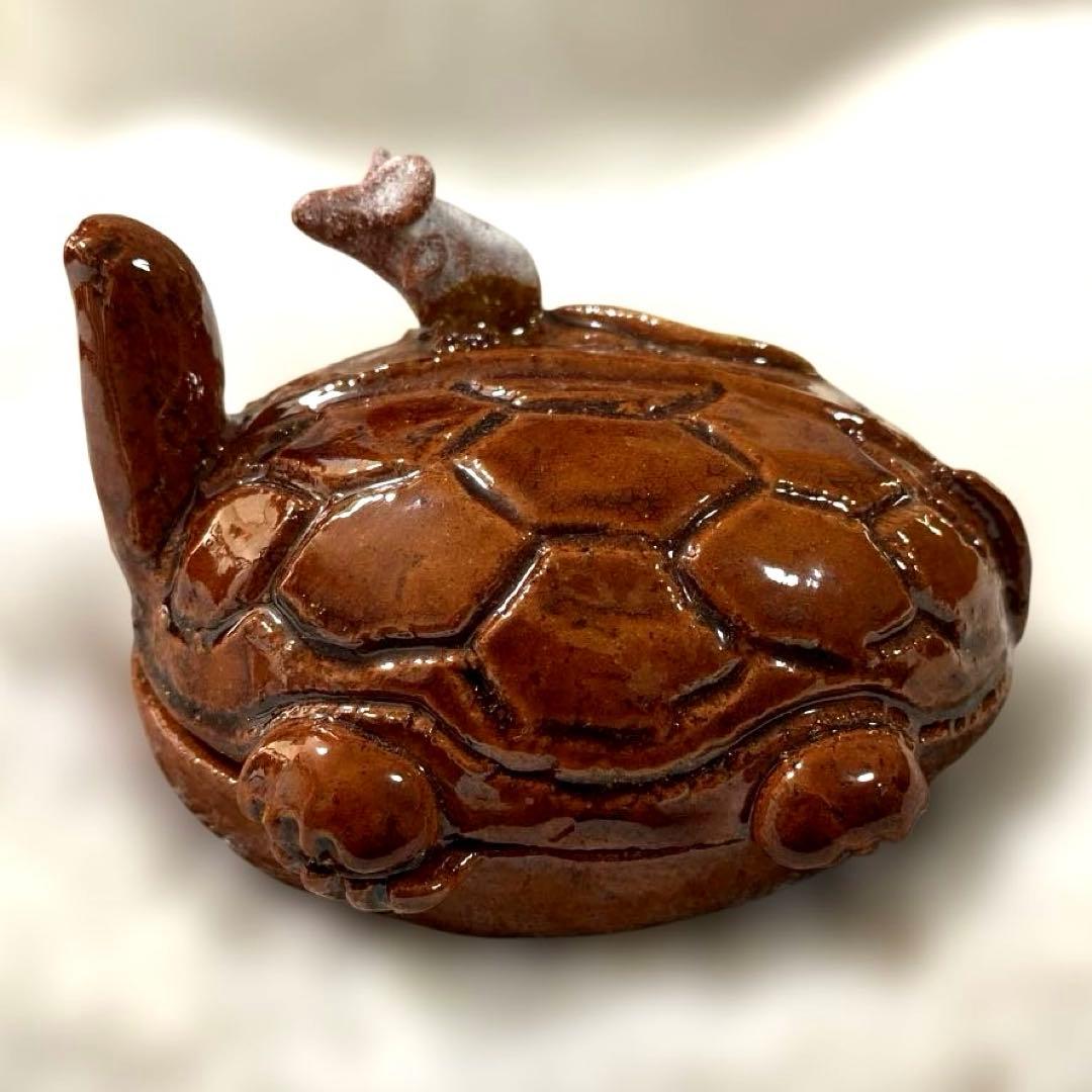 J-46 香合　在銘　茶道具　仏具　陶器　インテリア　雑貨　美術品　工芸品