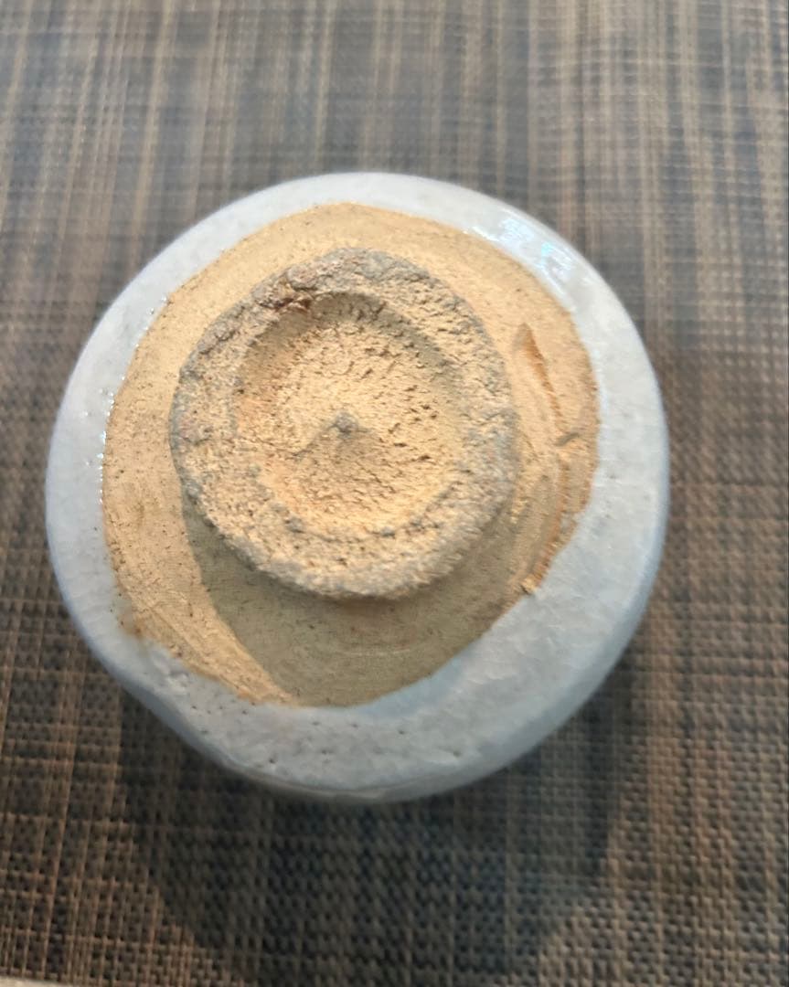 志野茶碗 沓茶碗 茶道具 抹茶茶碗 ト（加藤唐九郎？）在銘