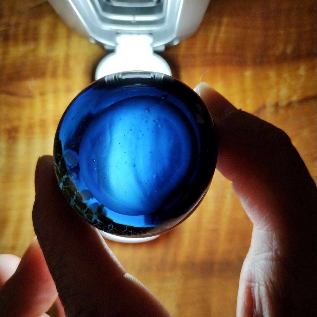 江副行昭 手造り ガラスぐい呑み 共箱