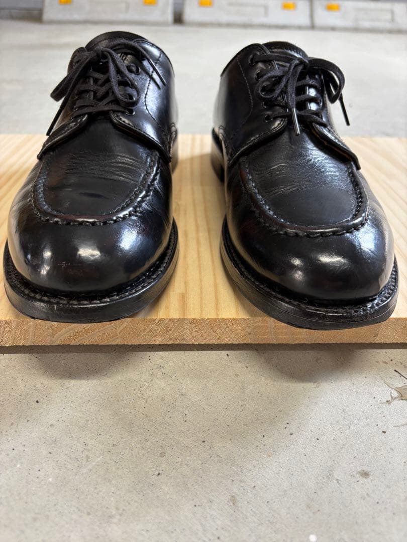 WHEEL ROBE ヘビーステッチングモックトゥ 8D ブラック