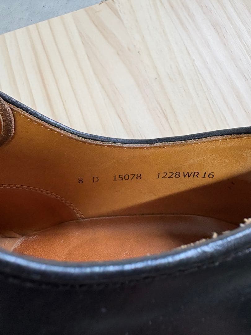 WHEEL ROBE ヘビーステッチングモックトゥ 8D ブラック