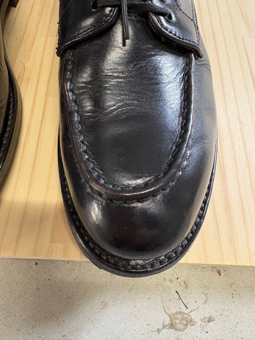 WHEEL ROBE ヘビーステッチングモックトゥ 8D ブラック