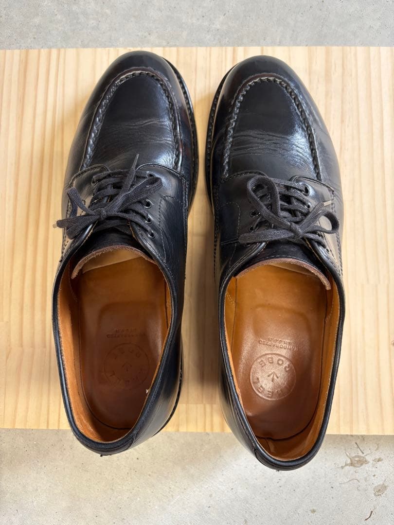 WHEEL ROBE ヘビーステッチングモックトゥ 8D ブラック