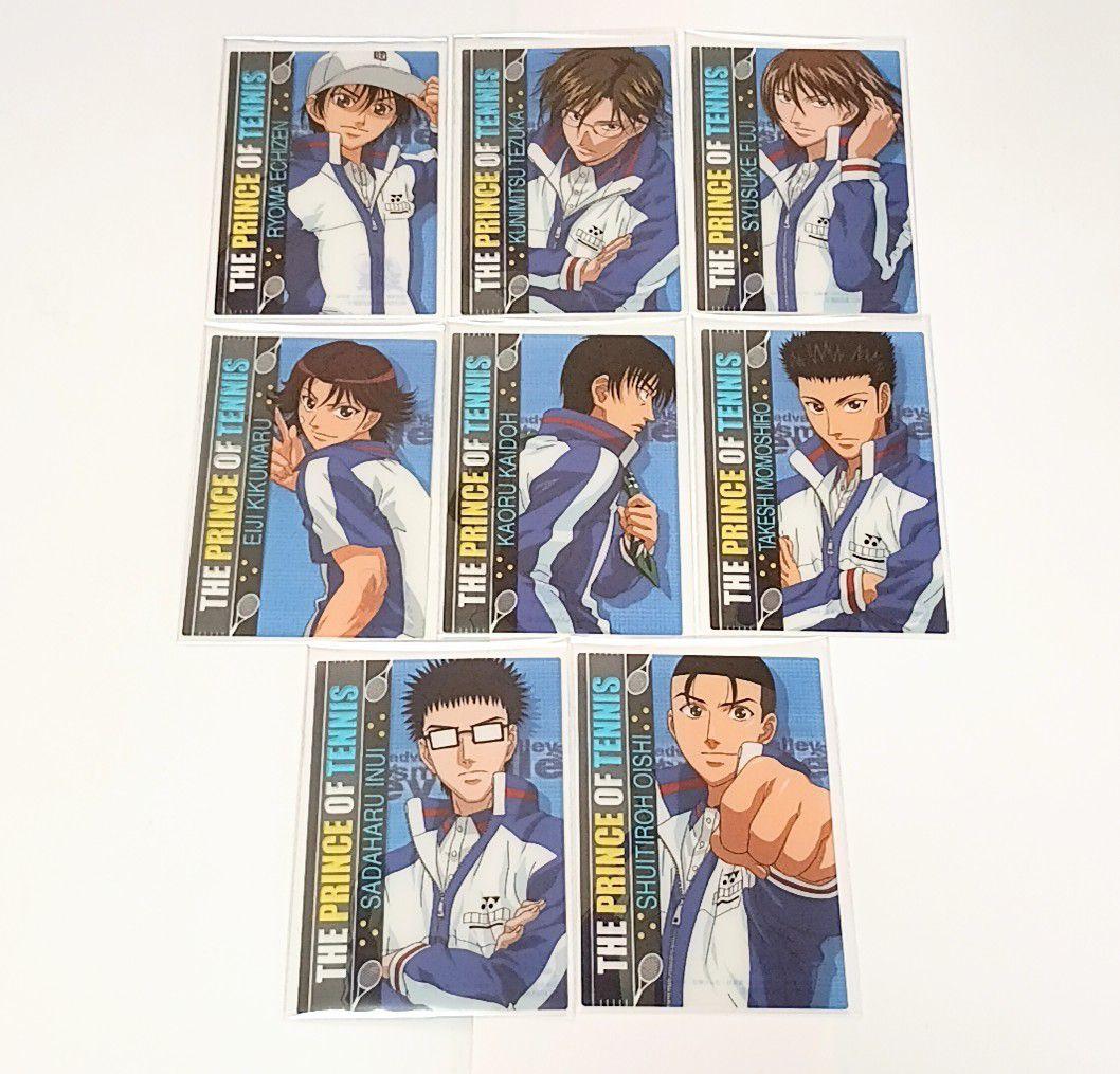 ⑰テニスの王子様 シャイニングクリアカード ジャージ 8枚セット