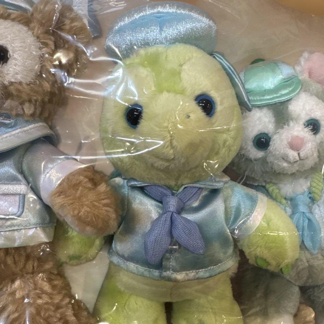 新品未使用 ダッフィー カラフルハピネス ポージープラッシー 7体 おまけ付き