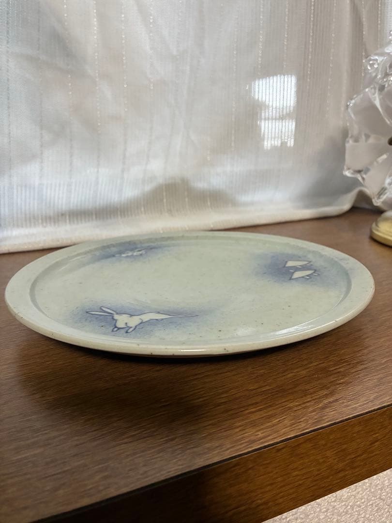 北大路魯山人 染付吹墨亭兎図皿 共箱 京焼 初期伊万里 時代箱 - メルカリ