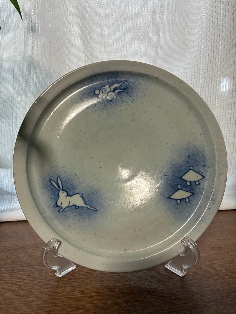 北大路魯山人 染付吹墨亭兎図皿 共箱 京焼 初期伊万里 時代箱 - メルカリ