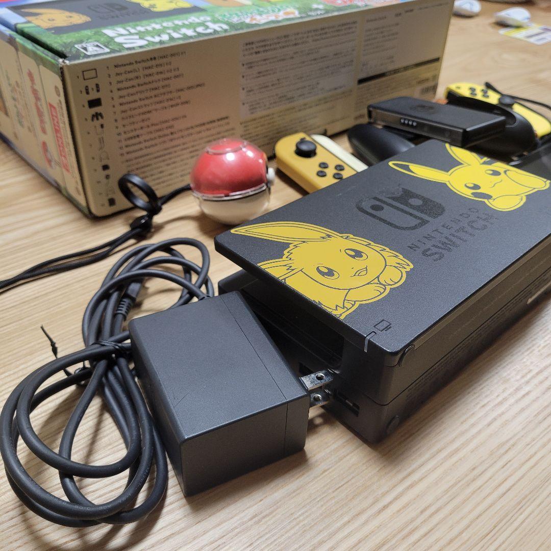 Switchニンテンドースイッチ ピカブイ仕様限定品 動作確認・初期化済