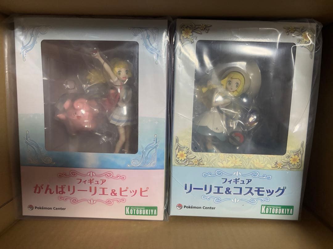 【未開封】がんばリーリエ&ピッピ×3　リーリエ&コスモッグ×3