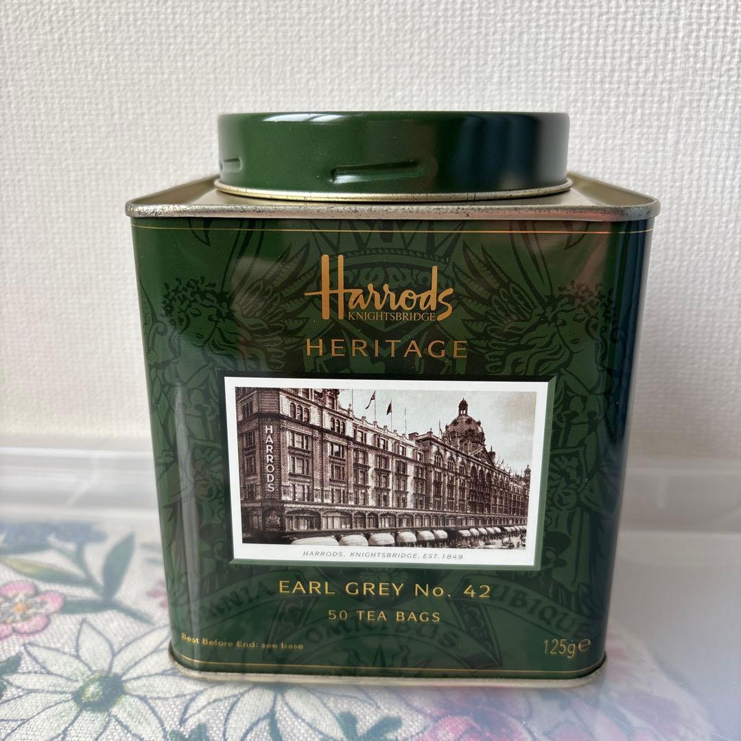 Harrods ハロッズ 紅茶缶 空き缶 - メルカリ