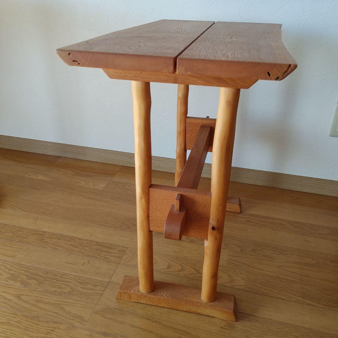 クラフト系木製テーブル