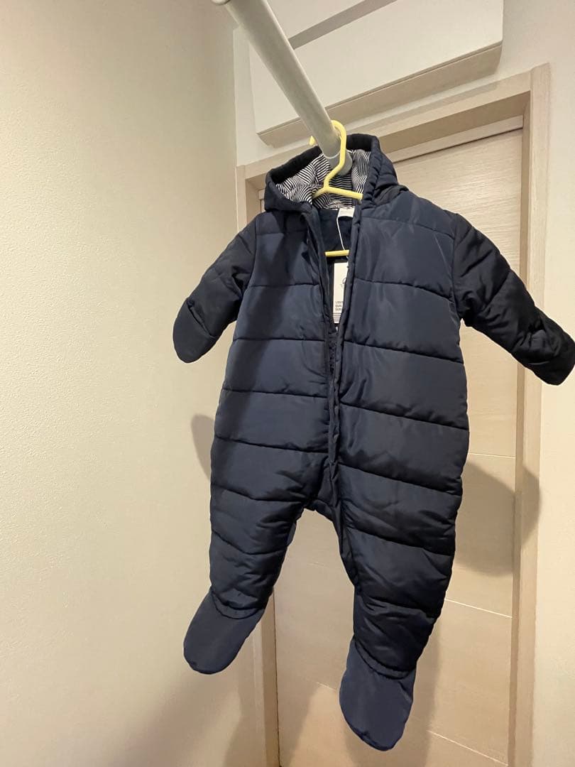 (期間限定値下げ)［新品］BATEAU 中綿入りカバーオール12M/74cm