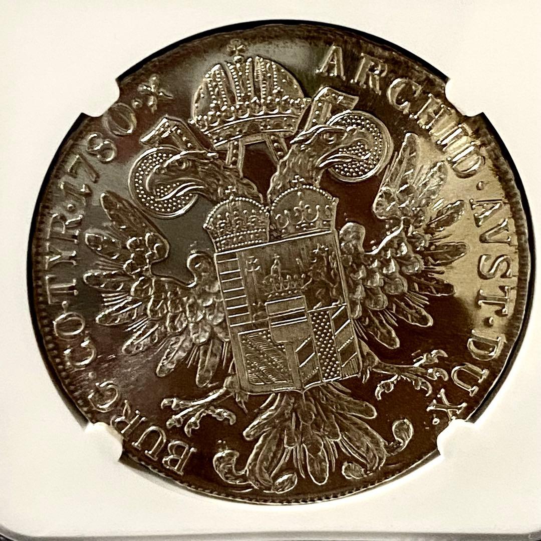 1780年 オーストリア 銀貨 NGC PF69 アンティーク モダン コイン