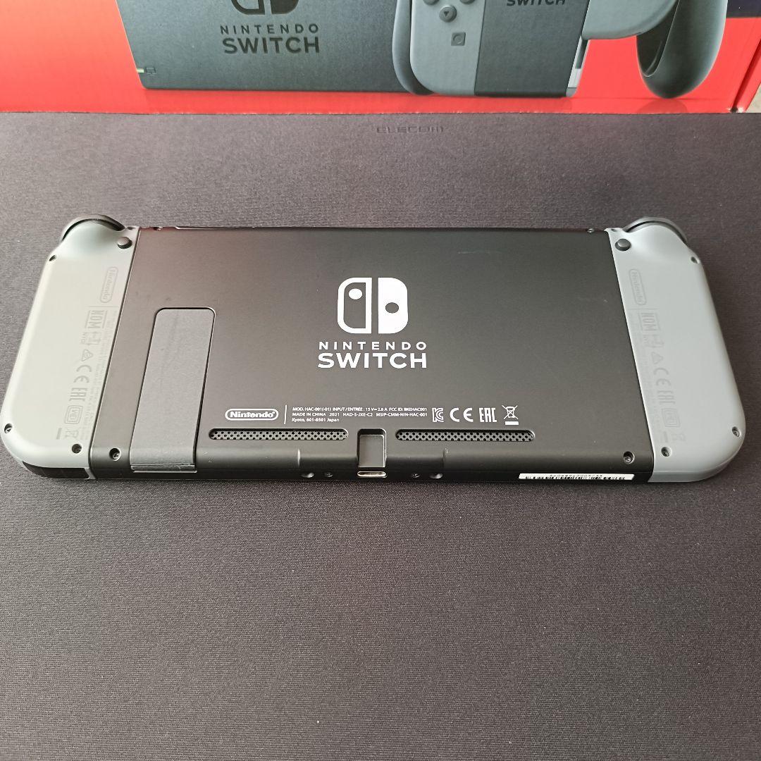 Nintendo Switch 本体 グレー バッテリー強化版 おまけ付き