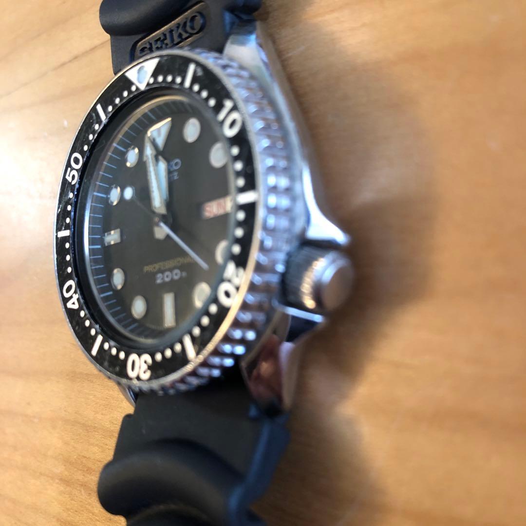 '80s日本製 SEIKO ダイバーズ腕時計 200m防水