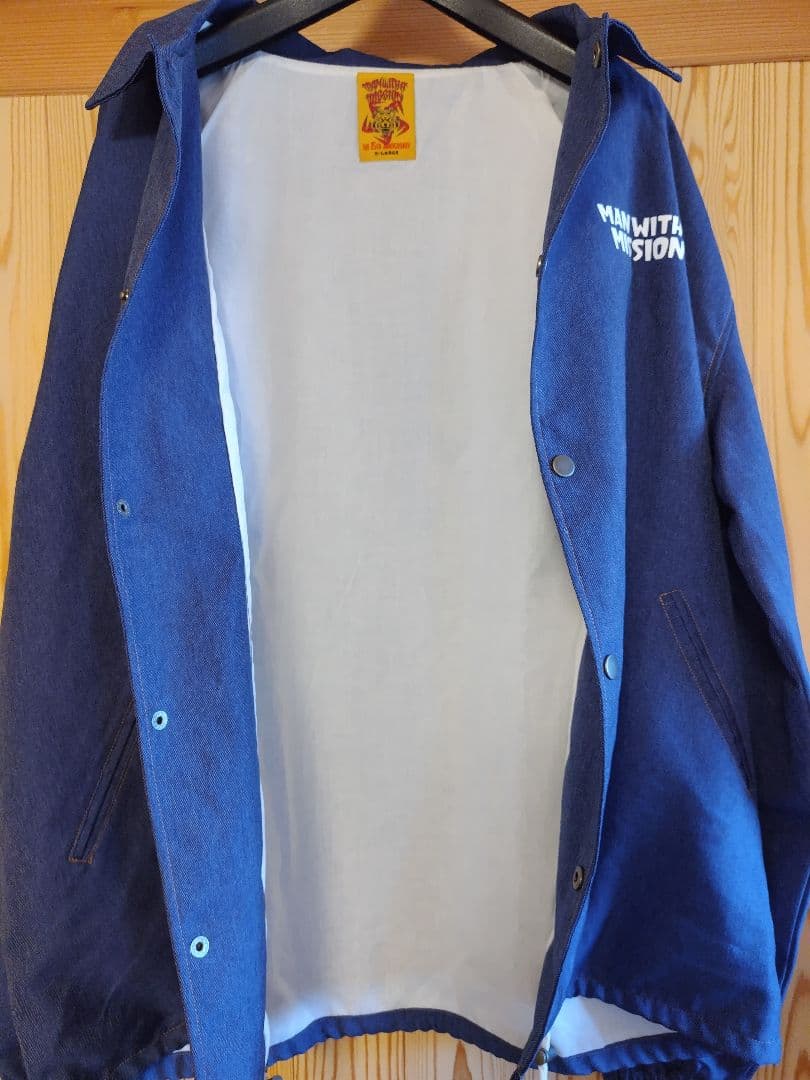 MAN WITH A MISSION デニム風コーチジャケット XLサイズ