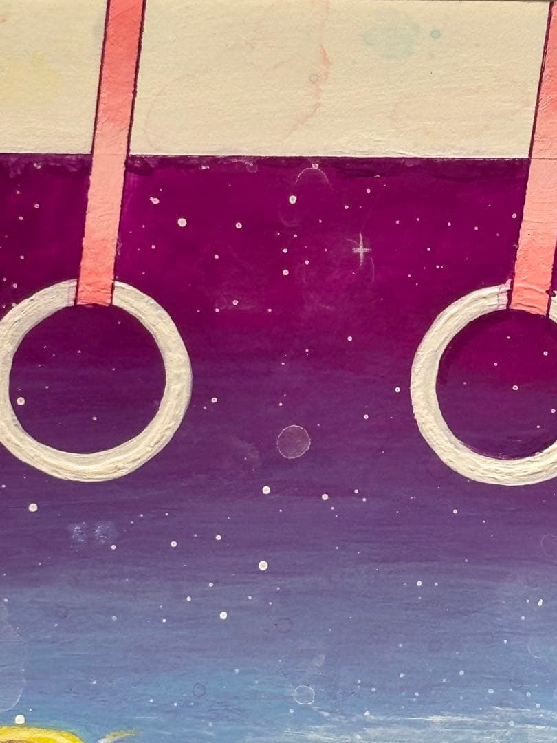 zukky 【1泊２日 天国の旅】 原画 初期作品 現代アート 直筆サイン入り