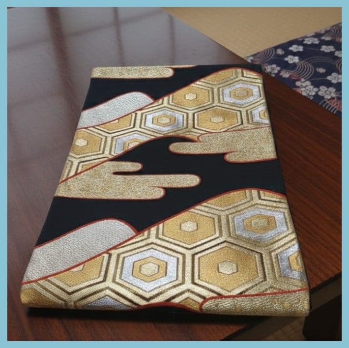 豪華 袋帯 正絹 六通柄 金銀糸 雲取り亀甲文様 振袖 訪問着 成成人式