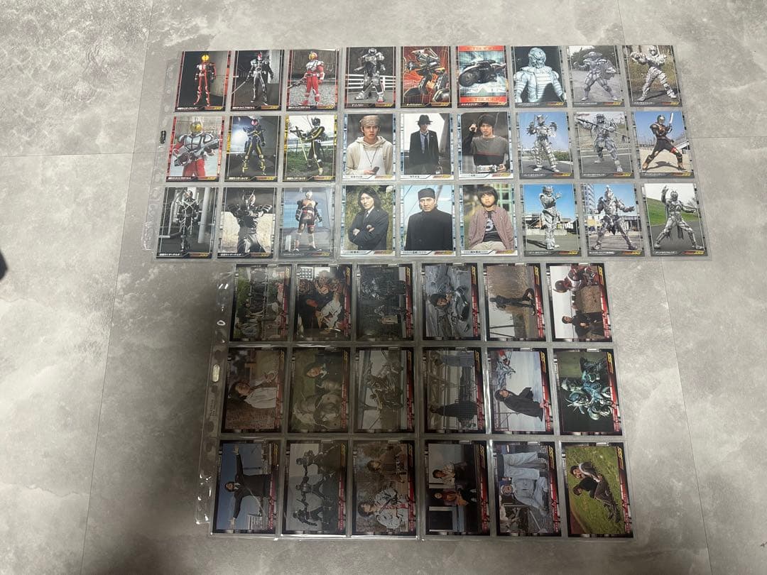 仮面ライダー555トレーディングカードTV版フルセット木場勇治役直筆サインカード