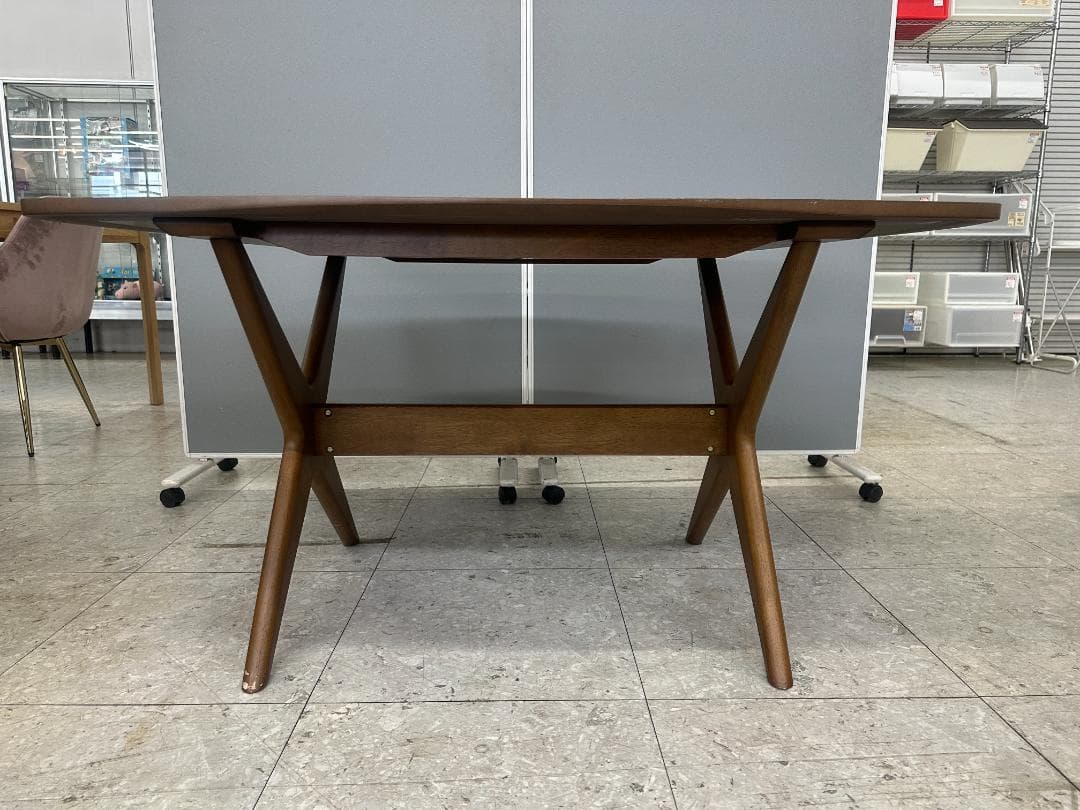 ニトリ ダイニングテーブルセット イス2脚 リラックスワイド ブラウン