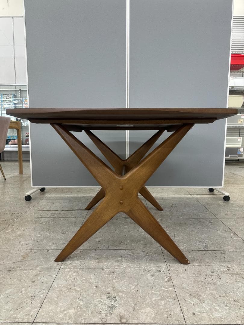 ニトリ ダイニングテーブルセット イス2脚 リラックスワイド ブラウン