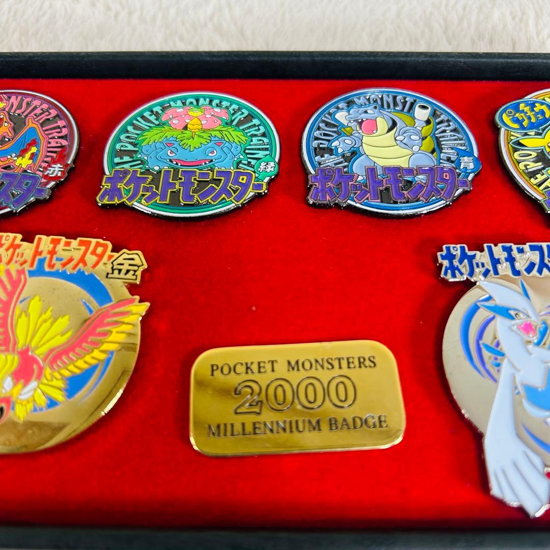 【希少】ポケットモンスター ミレニアムピンバッジセット　2000年