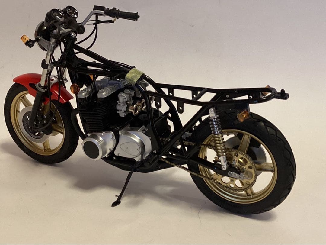 バイクプラモデル 族車 アオシマ1/12 750RS ZⅡ (ジャンク品) バイク