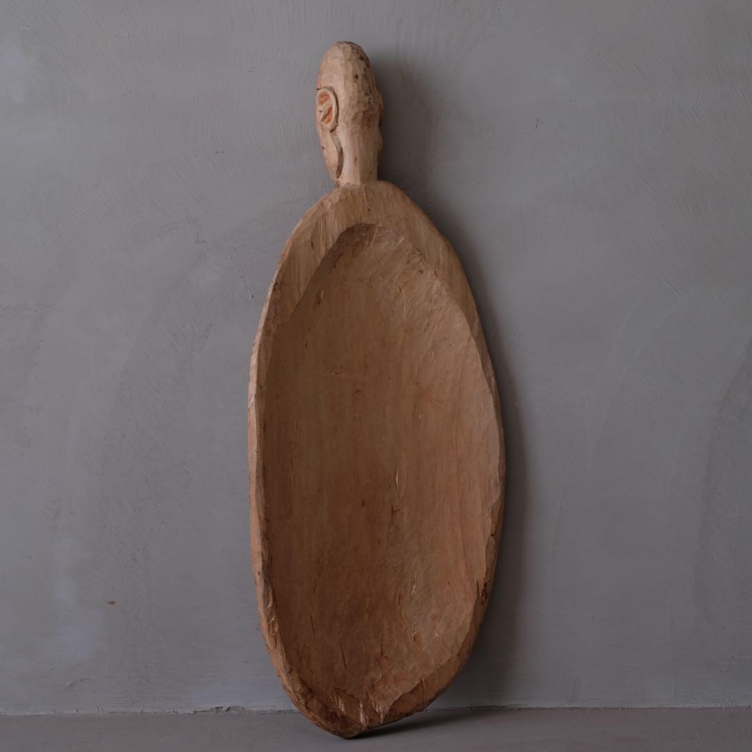 インドネシア パプア州 アスマット族 木彫盾C プリミティブ アート 古