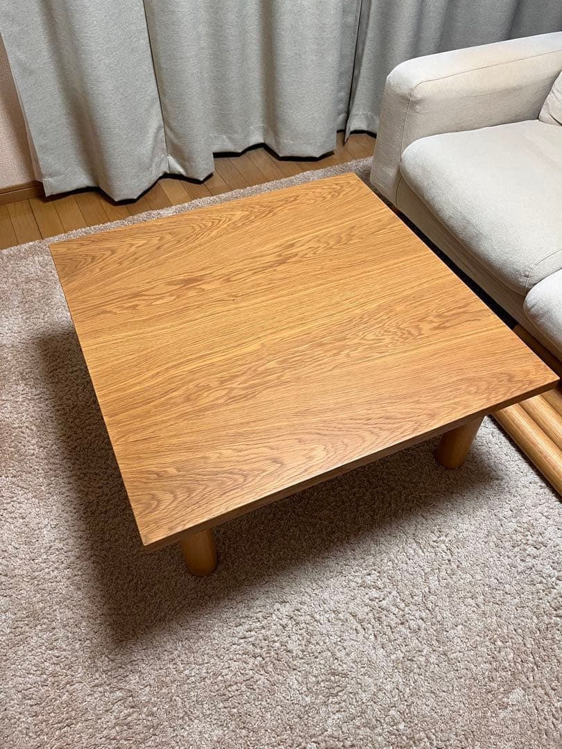 無印良品　木製テーブル 80×80cm オーク　天板のみ
