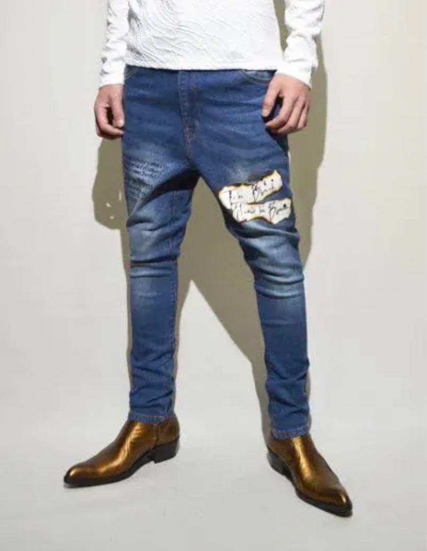 GACKT着用ブランド サルエル デニムパンツ - メルカリ