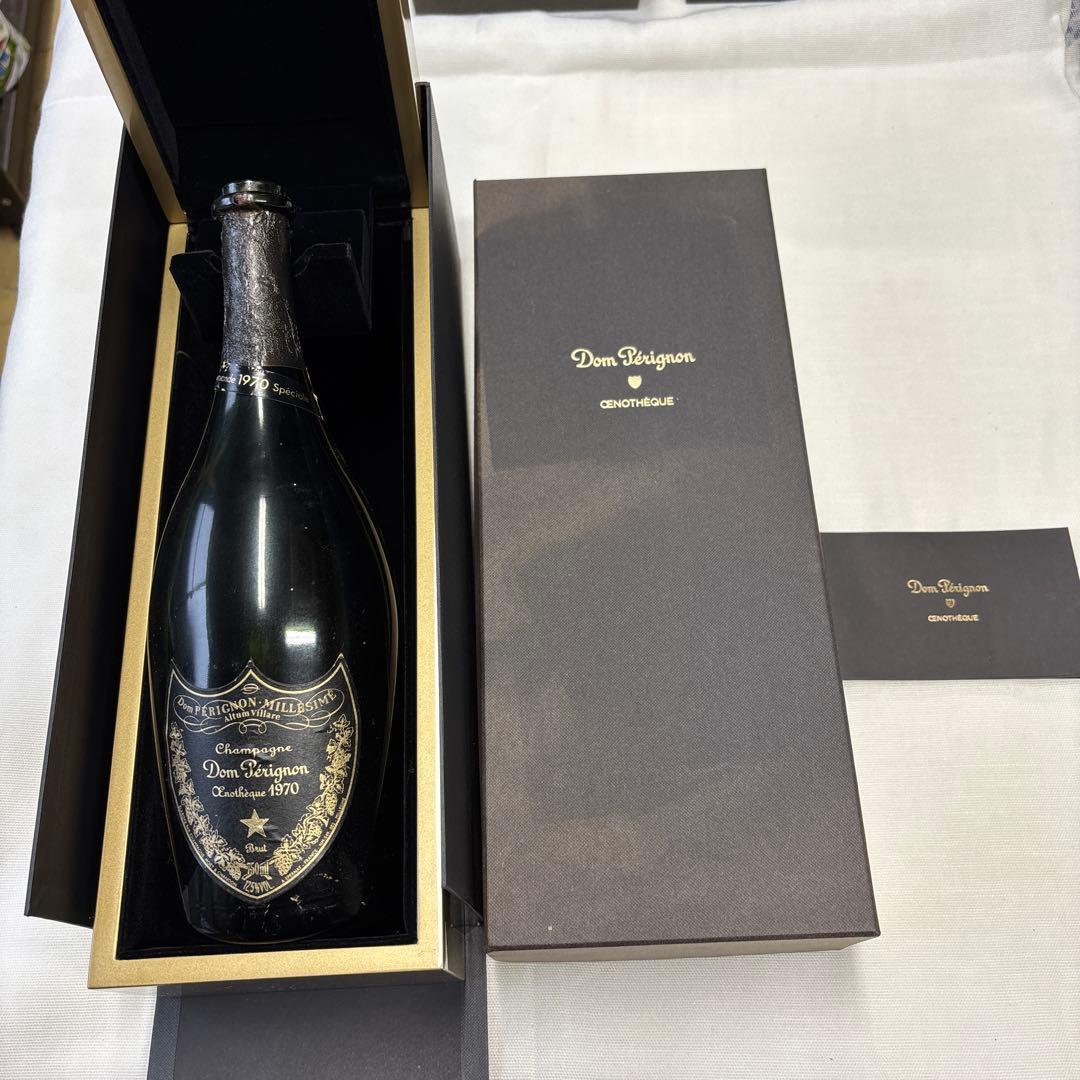 Dom Pérignon 1970 シャンパン箱と空き瓶 ③