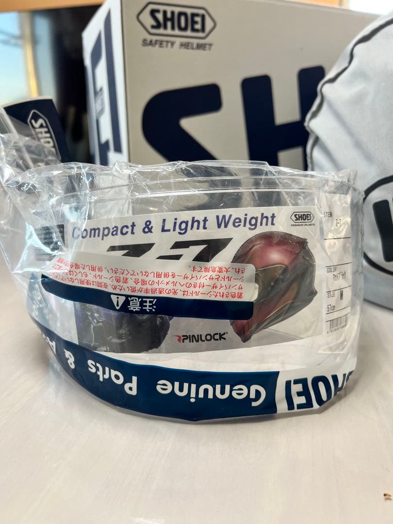 shoeiショウエイ Z7 Mサイズ　シェイキン　ピンスト　マットブラック