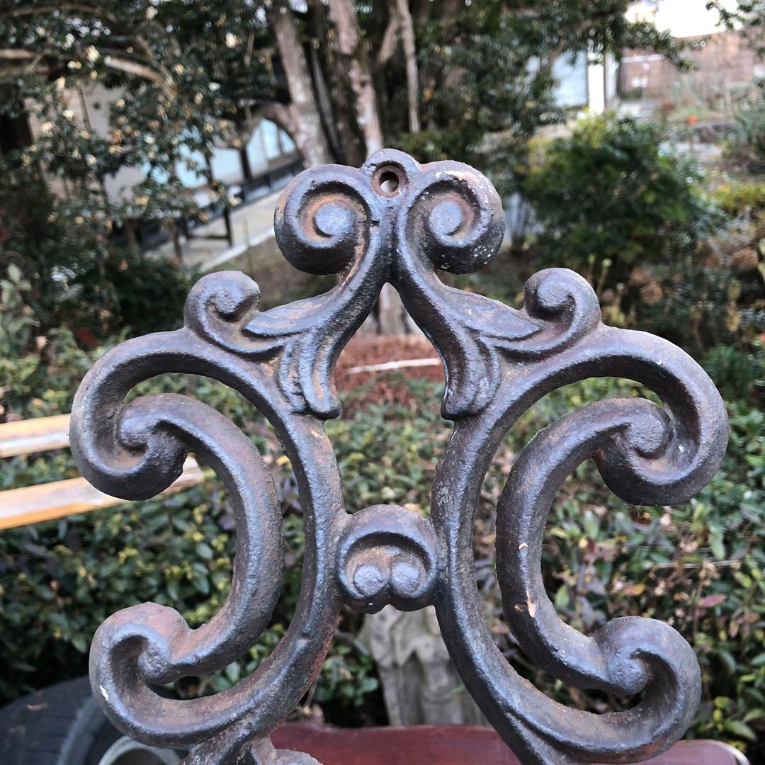 《ひだ41229》鉄製　タオル掛け　プランターホルダー アンティーク　ビンテージ