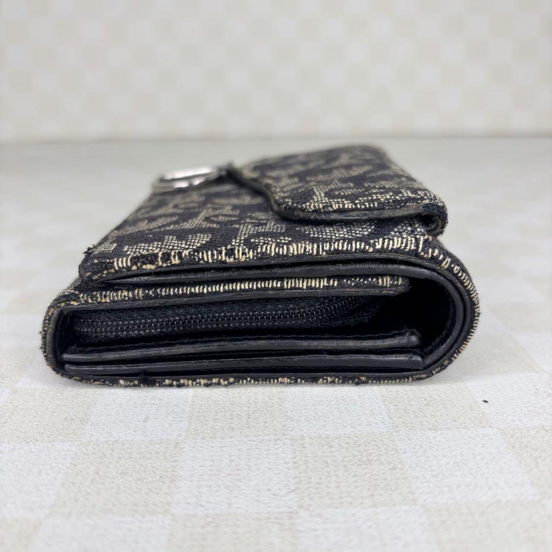 極美品　Dior ディオール　二つ折り財布　コンパクトウォレット　M28