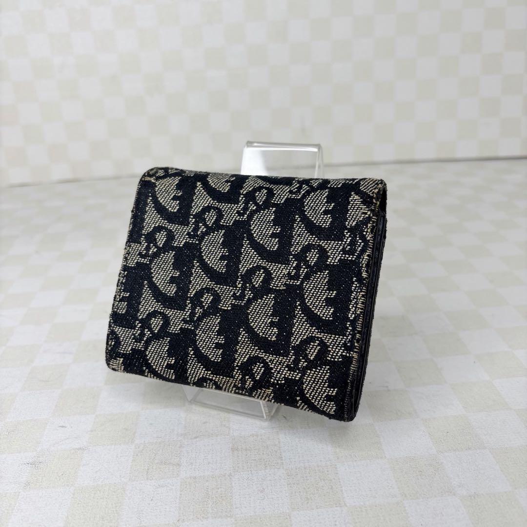 極美品　Dior ディオール　二つ折り財布　コンパクトウォレット　M28