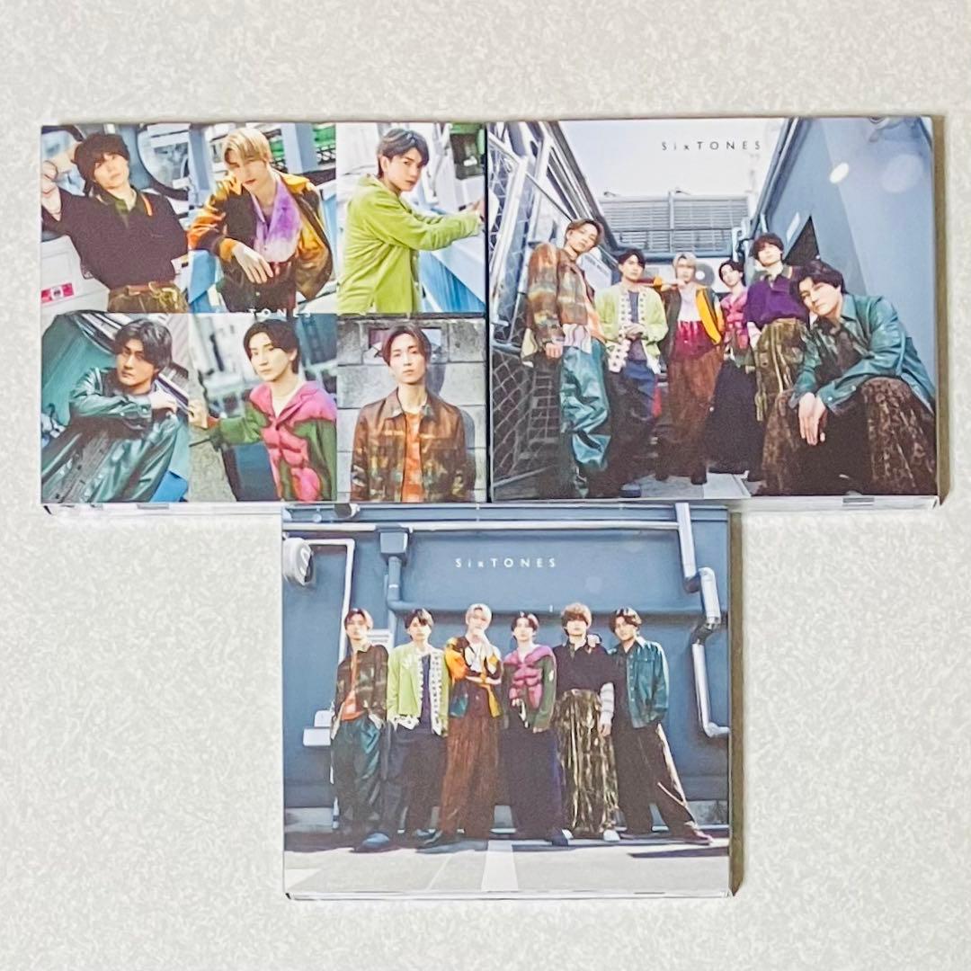 SixTONES シングルCD３形態×11種まとめ売り初回盤DVD付きメルカリ便